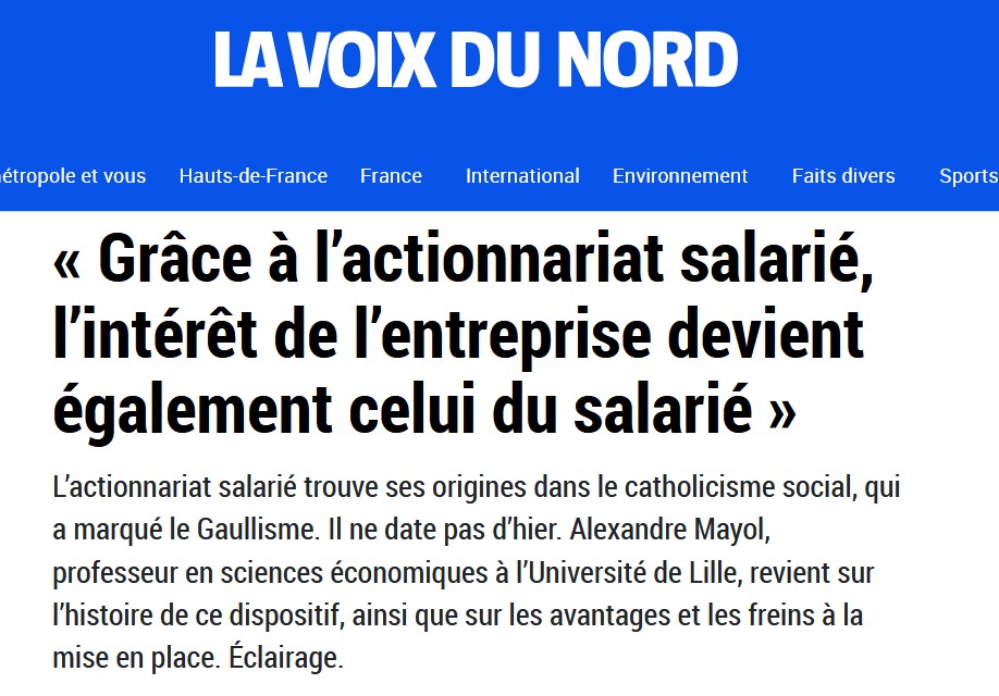 Interview - L'actionnariat salarié